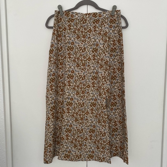 NWT Rylee + Cru Women’s Midi Front-Slit Skirt - Picture 5 of 10